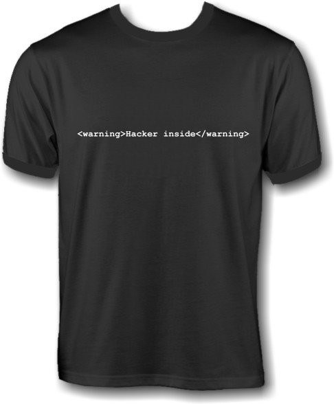 T-Shirt - hacker inside