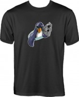 T-Shirt - Tux Gun