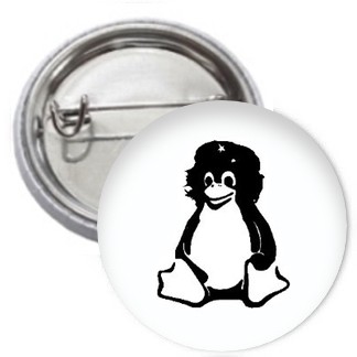 Ansteckbutton - Tux Guevara