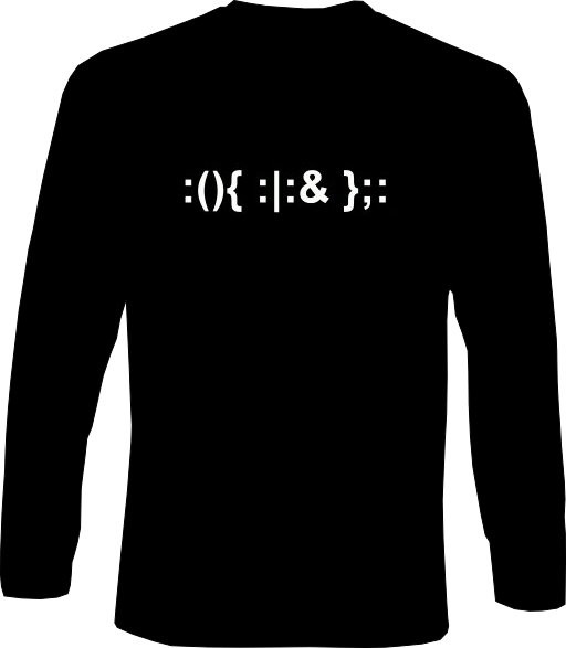 Langarm-Shirt - Fork Bomb